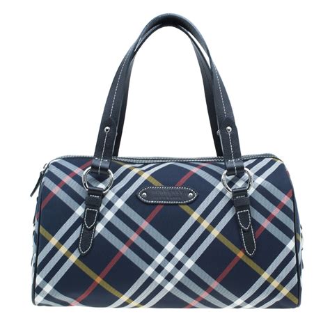 navy blue burberry purse|Burberry store online.